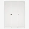 Garderobeskab Madrid hvid med 3 låger