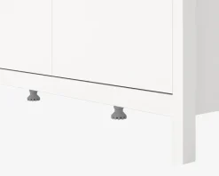 Garderobeskab Madrid hvid med 3 låger