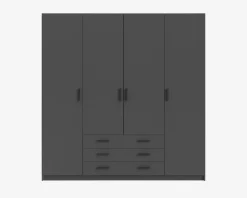 Garderobeskab Sprint m. 4 Låger og 3 Skuffer