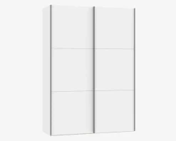 Garderobeskab Swiss m. 2 skydelåger