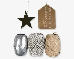 Gaveindpakningsæske Grå/Brun