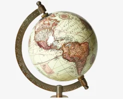 Globus m/fod beige Ø.12xH.21 cm