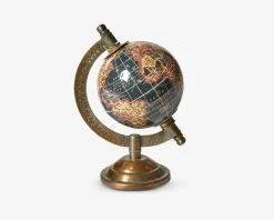 Globus m/fod sort Ø.7xH.15 cm