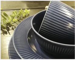 Groovy Suppe Tallerken Blå Ø23 cm