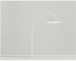 Gulvlampe Dial H.150 cm Hvid