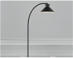 Gulvlampe Dial H.150 cm Sort