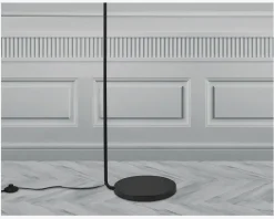 Gulvlampe Dial H.150 cm Sort