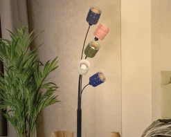 Gulvlampe filt vævet H.173 cm