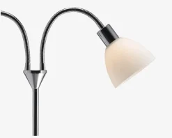 Gulvlampe Ray dobbelt H.155 cm