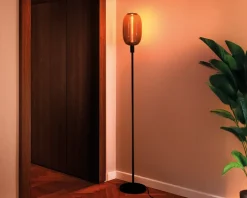 Gulvlampe Stick grå H.146 cm