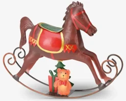 Gyngehest metal ass H.34 cm