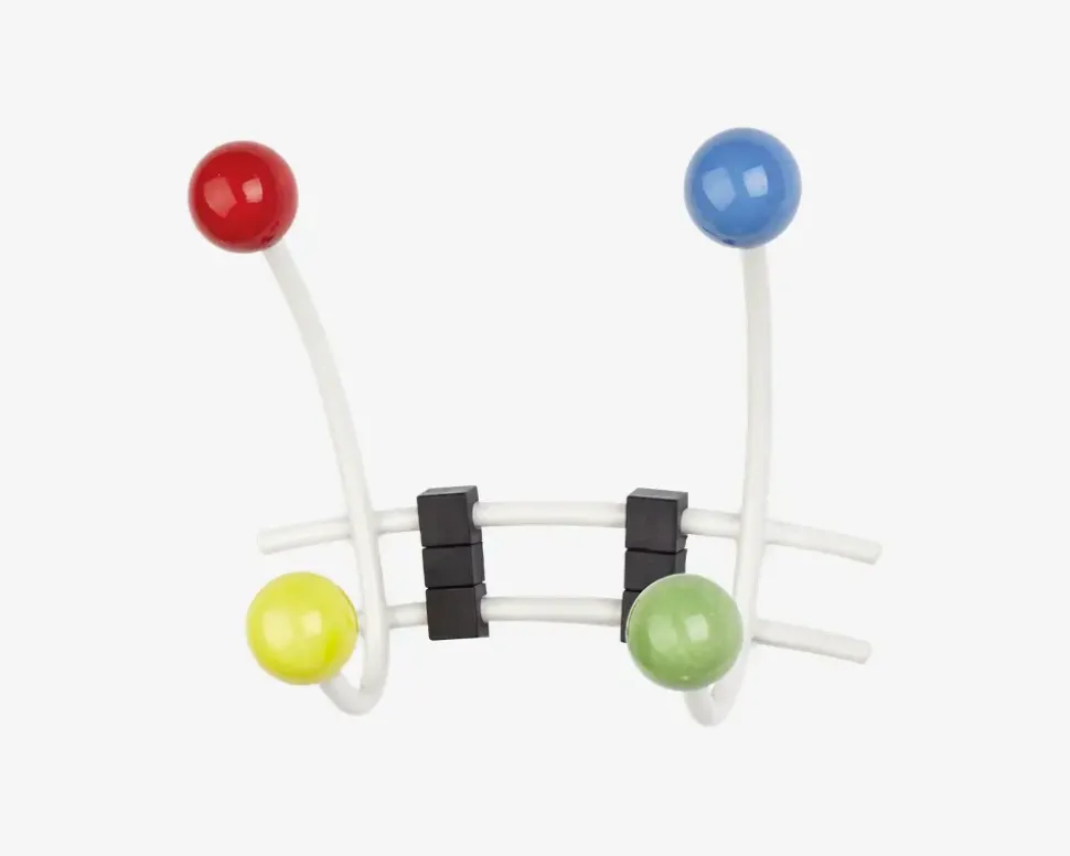 Harlekin Knagerække 2 Hvid