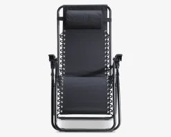 Havestol med nakkepude og fodstøtte