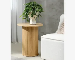 Hjørnebord Nola Natur Eg Ø-50 cm