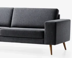 Hjørnesofa Sienna i gråt stof