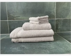 Håndklæder 50x100 cm Sandfarvet