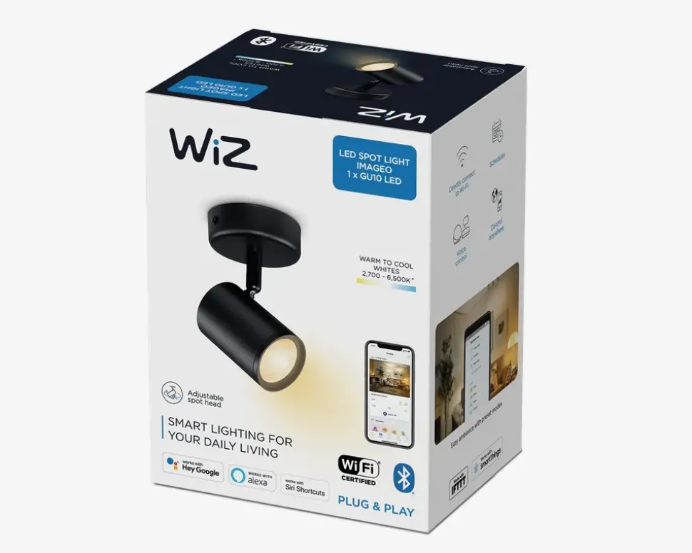 Imageo Wiz Spot Sort M. Hvid