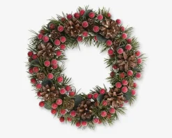 Julekrans Kunstig M. Bær