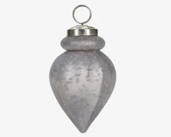 Julekugle Cone Grøn/Hvid