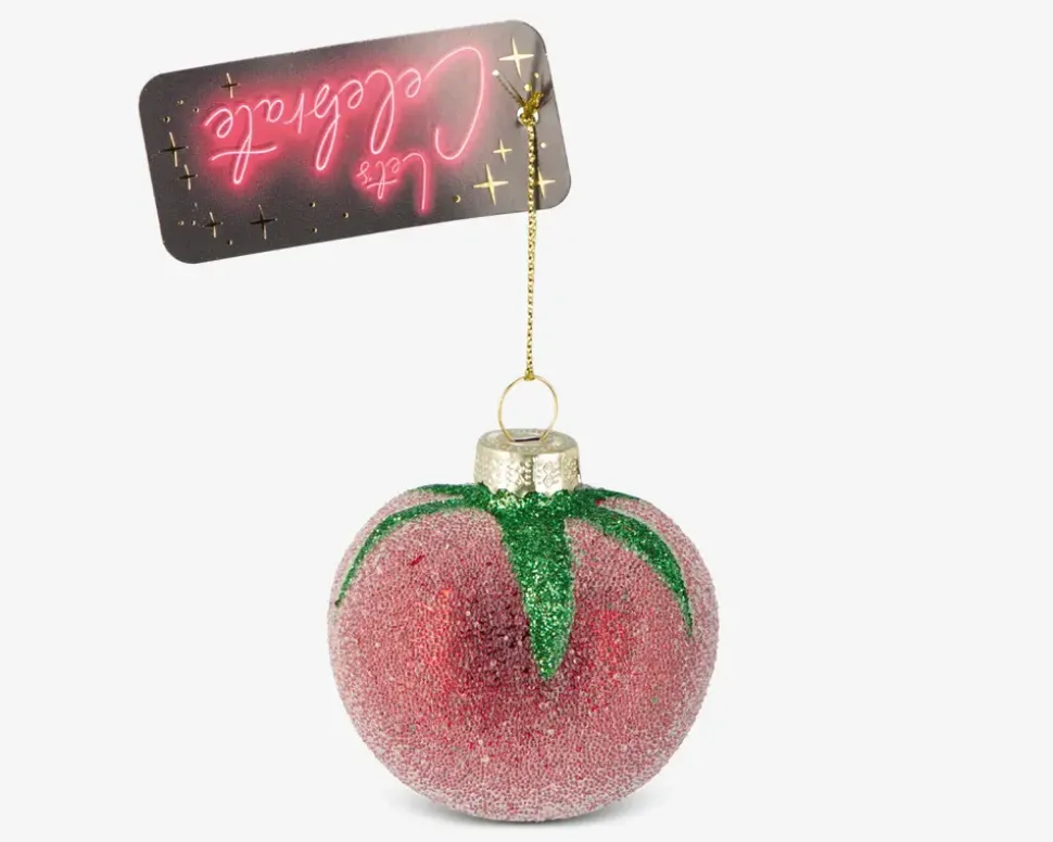 Juleornament grøntsag ass H.9 cm