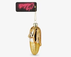 Juleornament grøntsag ass H.9 cm