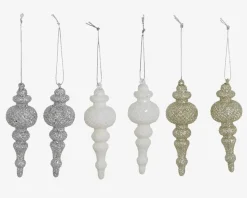 Juleornamenter 2stk. Ass. H.11 cm