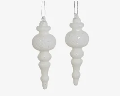 Juleornamenter 2stk. Ass. H.11 cm