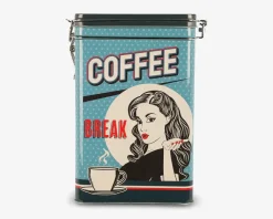 Kaffedåse retro ass H.18 cm