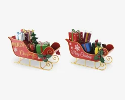 Kane med gaver og LED H.20 cm