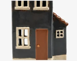 Keramikhus til lys blå H.24 cm