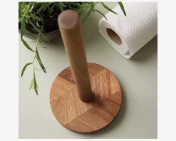 Køkkenrulleholder Sildeben Acacie Træ H.30,5cm