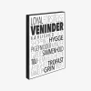 Klods Veninder 15x21 cm