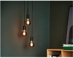 Klyngependel Paco Sort Ø.22,6 cm