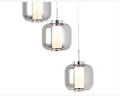 Klyngependel Rafa Røgfarvet LED 17w