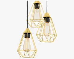 Klyngependel Tarbes Guld Ø.35,5 cm