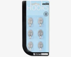 Knage rustfrit stål 6 stk.