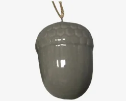 Kogle Ornament Ass. Grå H.8,5cm