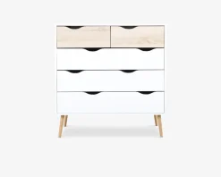 Kommode Delta m. 5 skuffer