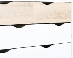 Kommode Delta m. 5 skuffer