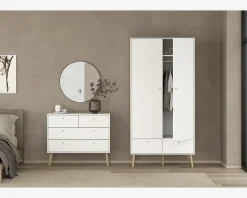 Kommode Bodo med 4 skuffer hvid