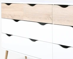 Kommode Delta m. 8 skuffer