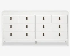Kommode Madrid med 8 skuffer hvid