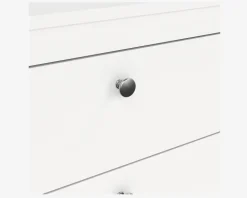 Kommode Madrid med 5 skuffer hvid