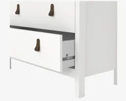 Kommode Madrid med 5 skuffer hvid