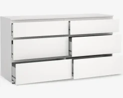 Kommode Nova med 6 skuffer