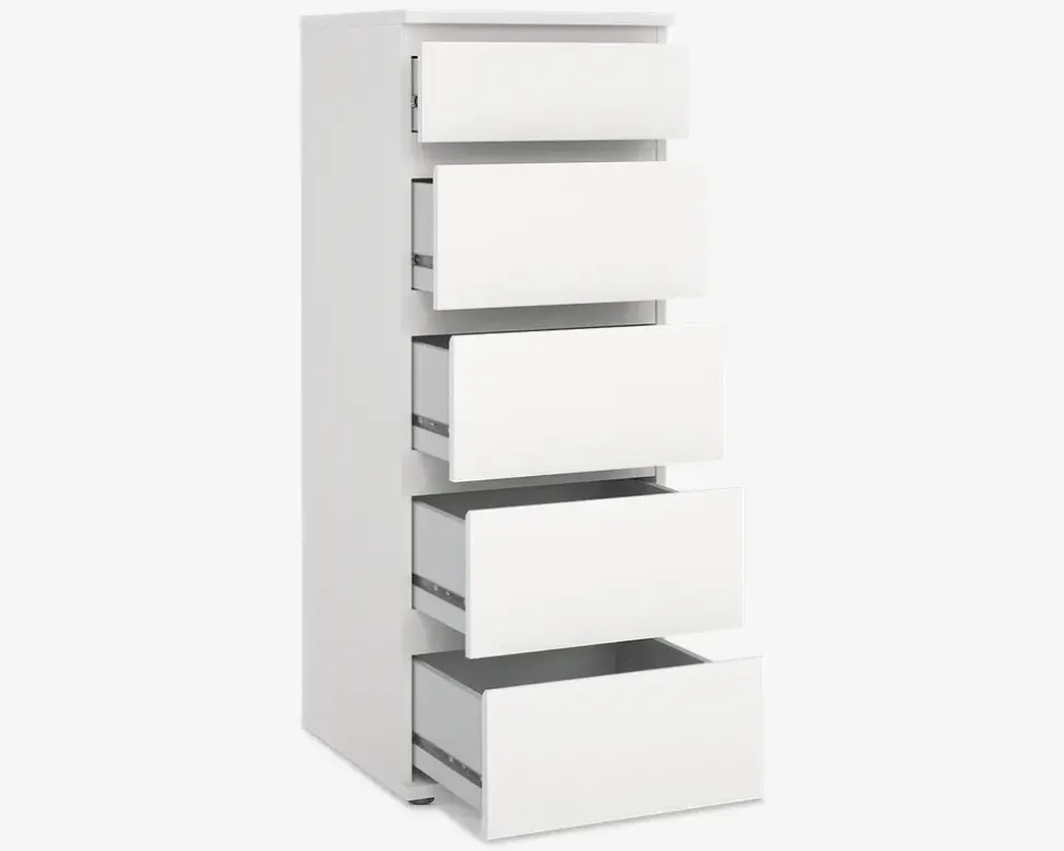 Kommode Nova med 5 skuffer