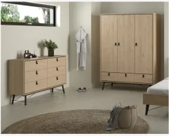 Kommode Ry m. 6 skuffer eg