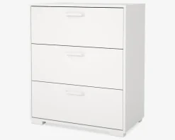 Kommode Sofia hvid med 3 skuffer