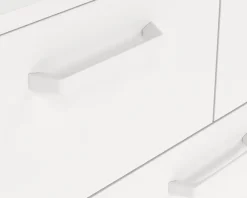 Kommode Sofia hvid med 5 skuffer