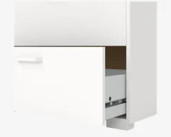 Kommode Sofia hvid med 5 skuffer